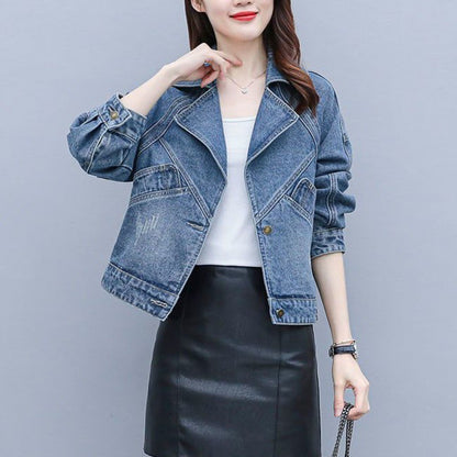 Women's Summer Short Casual Loose Denim Jacket CJWY1912078