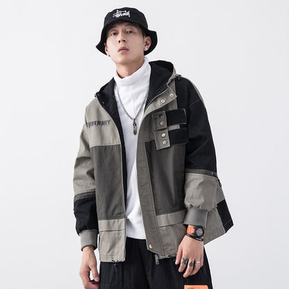 Hooded Oversized Loose Men's Jacket Casual Men CJWY1912078