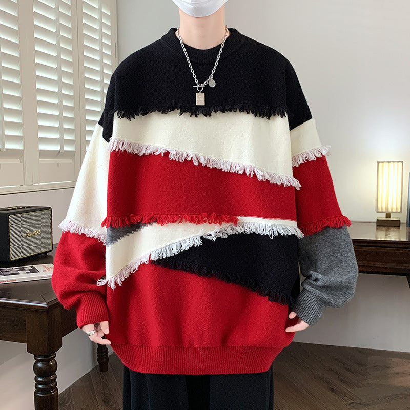 Long Sleeve Sweatshirt Men's Knitwear Korean Style - InsPrint  - Long Sleeve Sweatshirt Men's Knitwear Korean Style - InsPrint -  - #tag1# - Long Sleeve Sweatshirt Men's Knitwear Korean Style - InsPrint