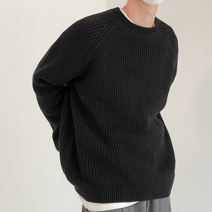 Sweater Men's Loose And Lazy Style All-matching Pullover Thickened Sweater CJWY1912078