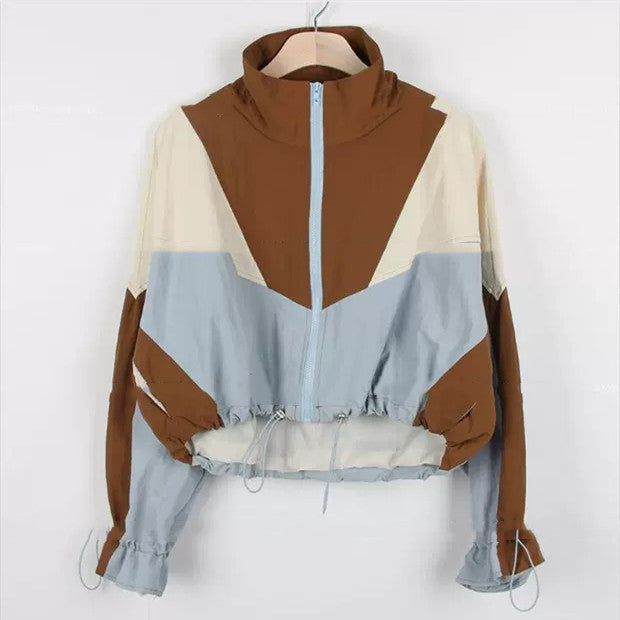 Thin, Colour Matching, Sporty, Thin Zipper Jacket for Summer CJWY1912078