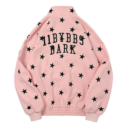 Autumn New Cardigans Star Hoodie Men Loose CJWY1912078