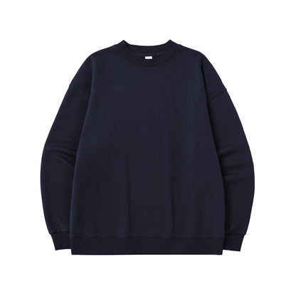 Men's Single-layer Fleece-lined Round Neck Sweatshirt - InsPrint -   - Men's Single-layer Fleece-lined Round Neck Sweatshirt - InsPrint -  - #tag1# - 