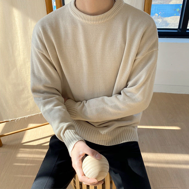 Korean Men's Round Neck Sweater Autumn And Winter - InsPrint  - Korean Men's Round Neck Sweater Autumn And Winter - InsPrint -   - Korean Men's Round Neck Sweater Autumn And Winter - InsPrint -  - #tag1# - Korean Men's Round Neck Sweater Autumn And Winter - InsPrint