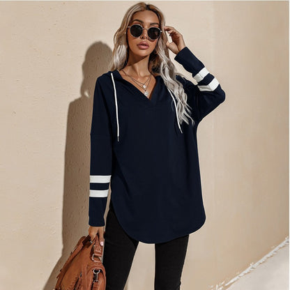 Mid-length Thin Loose Hooded Sweatshirt CJWY1912078