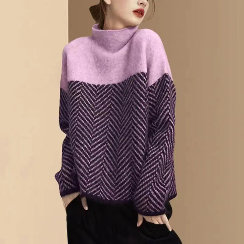 Thickened Turtleneck Bottoming Shirt Autumn And Winter Warm Sweater - InsPrint