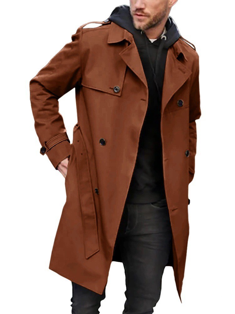 Men's Long-sleeved Lapel Cooked Coat CJWY1912078