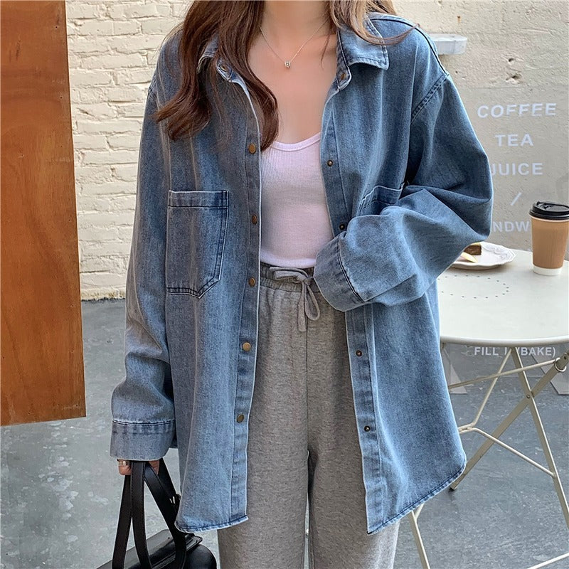 Work wear Denim Long-sleeved Casual Jacket for Summer CJWY1912078