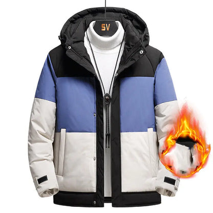 Winter men's thick warm jacket - InsPrint