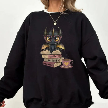 Fourth Wing Dragon Printed Sweatshirt Women Fantasy Book - InsPrint  - Fourth Wing Dragon Printed Sweatshirt Women Fantasy Book - InsPrint  - Fourth Wing Dragon Printed Sweatshirt Women Fantasy Book - InsPrint -  - #tag1# - Fourth Wing Dragon Printed Sweatshirt Women Fantasy Book - InsPrint