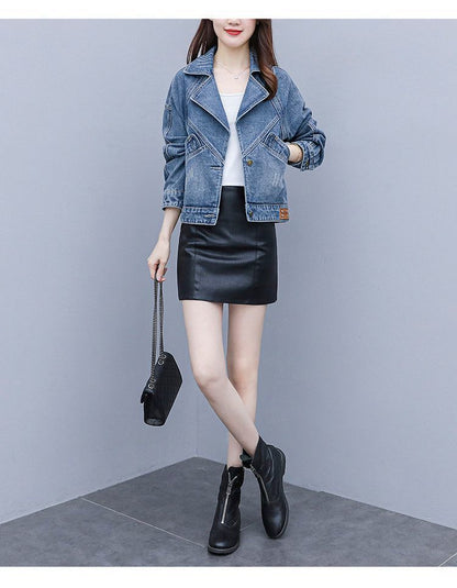 Women's Summer Short Casual Loose Denim Jacket CJWY1912078