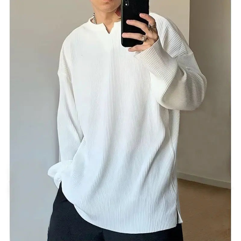 Men's V-neck Pullover Trendy Summer Sweatshirt - InsPrint -   - Men's V-neck Pullover Trendy Summer Sweatshirt - InsPrint  - Men's V-neck Pullover Trendy Summer Sweatshirt - InsPrint -  - #tag1# - Men's V-neck Pullover Trendy Summer Sweatshirt - InsPrint