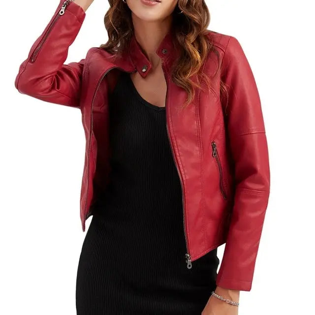 Women Neck Jackets For Spring Soft - InsPrint