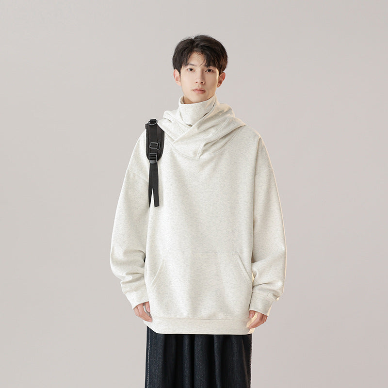 Hooded Turtleneck Sweater  Workwear Mechanical Style CJWY1912078