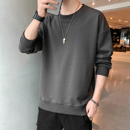 Long-Sleeved T-Shirt Men's Sweatershirt - InsPrint  - Long-Sleeved T-Shirt Men's Sweatershirt - InsPrint