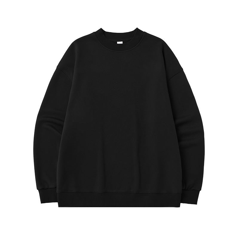 Men's Single-layer Fleece-lined Round Neck Sweatshirt - InsPrint -   - Men's Single-layer Fleece-lined Round Neck Sweatshirt - InsPrint  - Men's Single-layer Fleece-lined Round Neck Sweatshirt - InsPrint -  - #tag1# - 