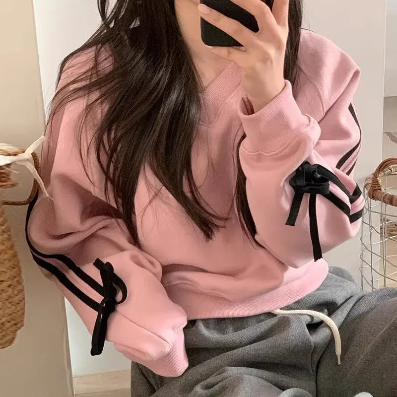 Women's Fashion Personality Solid Colour Sweatshirt - InsPrint