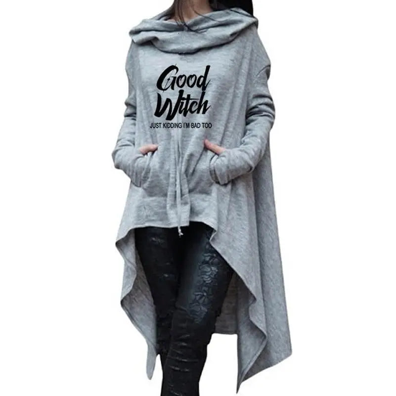 Letter Letters Print Hoodies For Women Long Irregular Sweats - InsPrint  - Letter Letters Print Hoodies For Women Long Irregular Sweats - InsPrint  - Letter Letters Print Hoodies For Women Long Irregular Sweats - InsPrint -  - #tag1# - Letter Letters Print Hoodies For Women Long Irregular Sweats - InsPrint