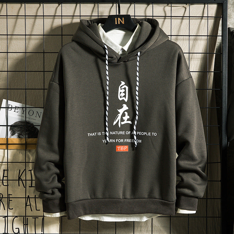 Casual Hooded Long Sleeve hoodie - InsPrint