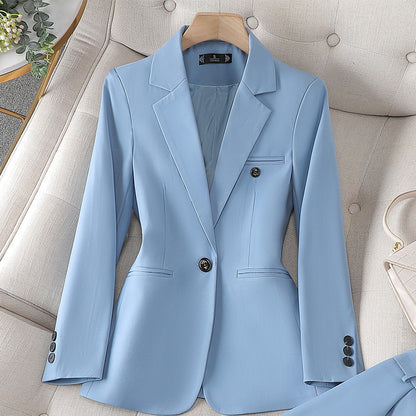 Women's Long Sleeves Professional Tailored Suit Jacket - InsPrint