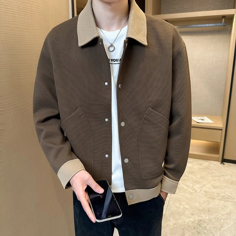 Simple Casual Loose All-matching Men Jacket CJWY1912078