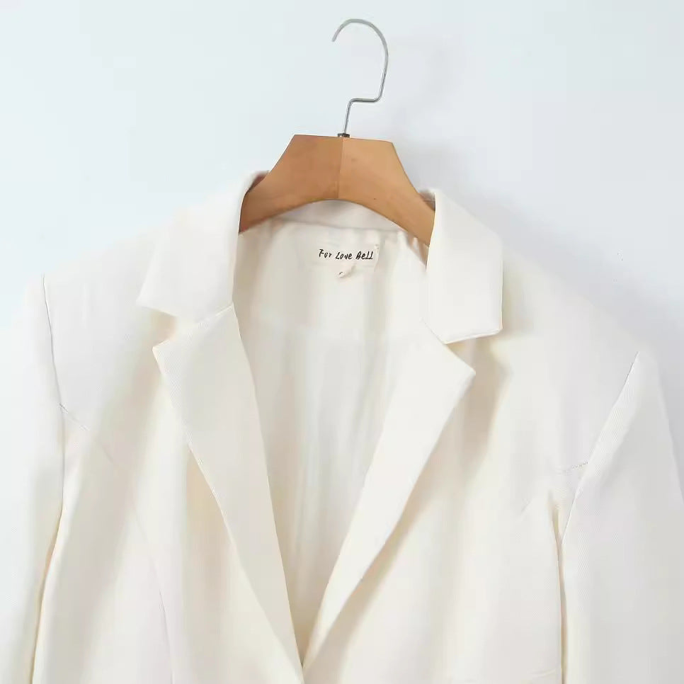 Women's Pure Colour Suit Jacket - InsPrint