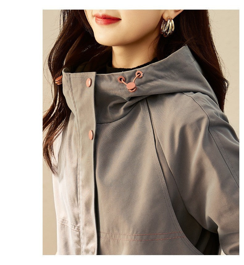 Women's Spring And Autumn Windbreaker Korean Fashion jacket - InsPrint