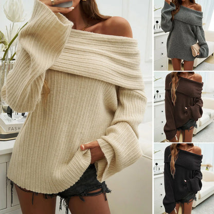 Autumn And Winter Loose Temperament Pullover Long Sleeve Sweater CJWY1912078