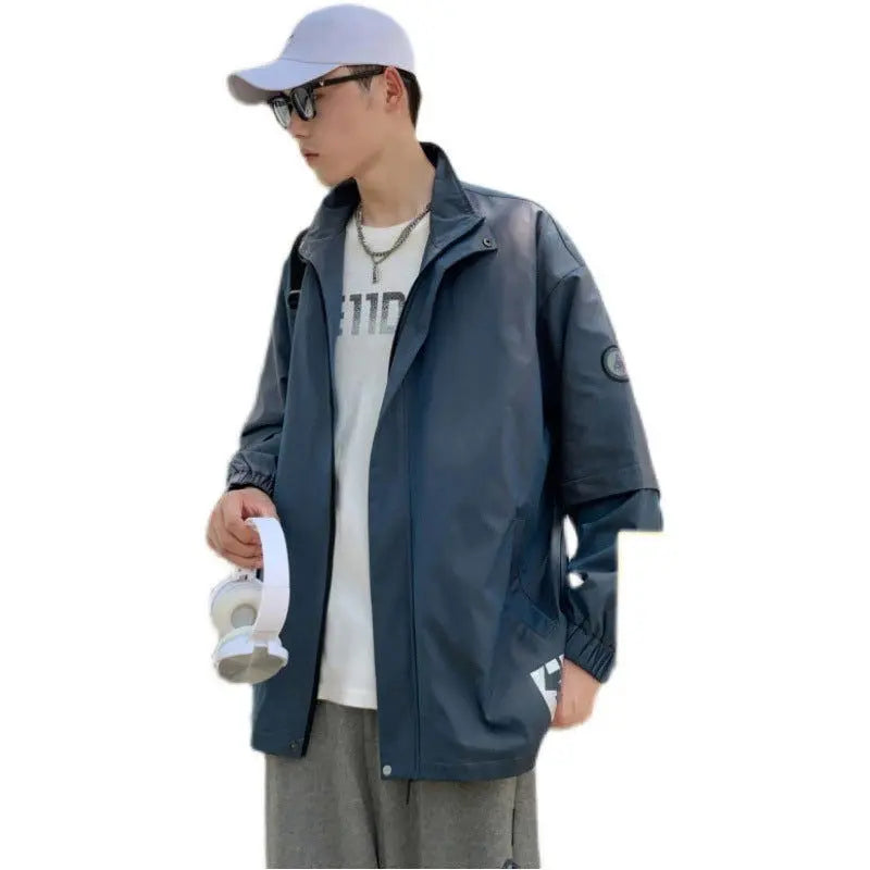 Casual Loose Ins Wild Trendy Fashion Windproof Jacket Men CJWY1912078