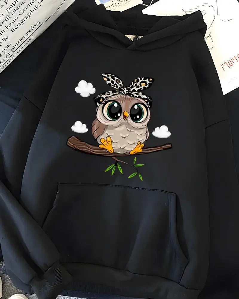 Fashion Women Cute Cartoon Hoodie CJNS1027238