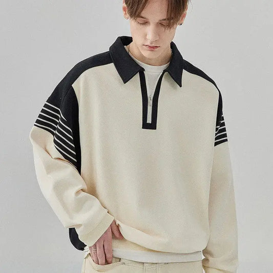 Japanese Style Retro Men's Advanced Design Sweatshirt CJWY1912078