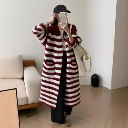 Loose And Lazy Style Sweater Coat Female Autumn Design Blouse CJWY1912078