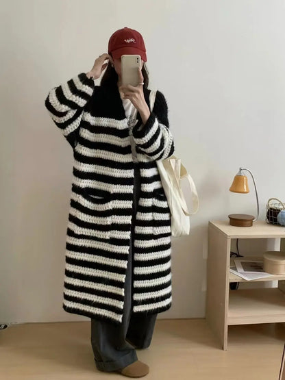 Loose And Lazy Style Sweater Coat Female Autumn Design Blouse CJWY1912078