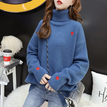 Love All-matching Embroidered Sweater Top For Women CJWY1912078