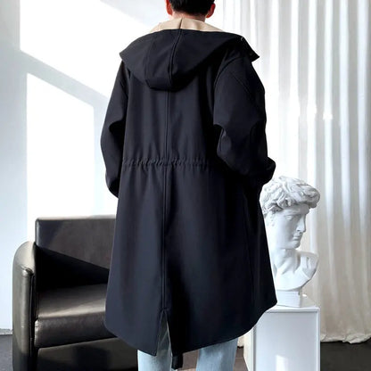 Men's British Style Coat Cloak Mid-length jacket CJWY1912078