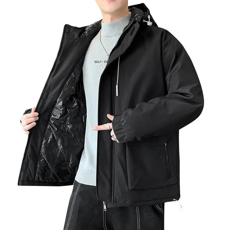 Men's Cotton Clothing Thick Warm Jacket Plus Sizes Loose jacket CJWY1912078