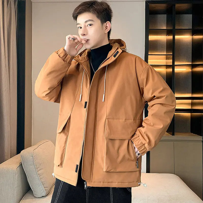 Men's Cotton Clothing Thick Warm Jacket Plus Sizes Loose jacket CJWY1912078