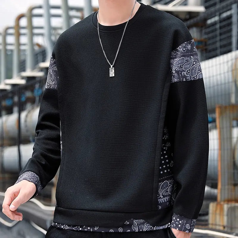 Men's Long Sleeve Sweatshirt Handsome Teenagers CJWY1912078