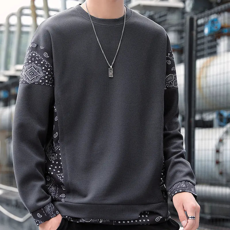 Men's Long Sleeve Sweatshirt Handsome Teenagers CJWY1912078