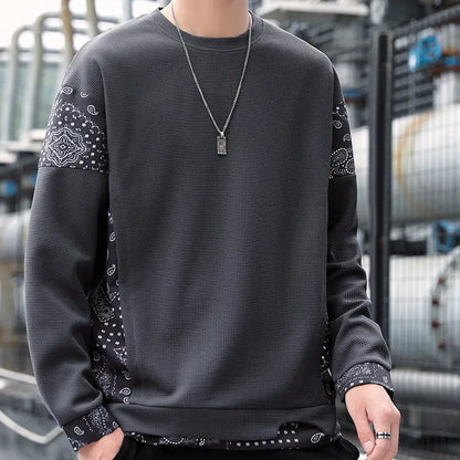 Men's Long Sleeve Sweatshirt Handsome Teenagers CJWY1912078