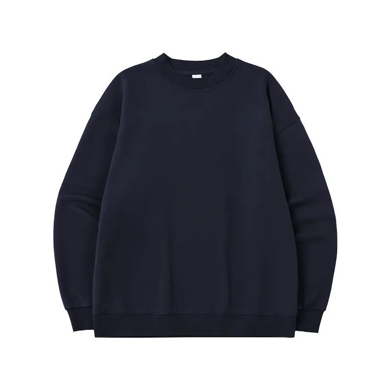 Men's Single-layer Fleece-lined Round Neck Sweatshirt CJWY1912078