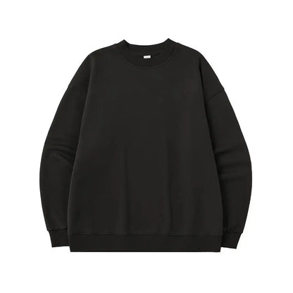 Men's Single-layer Fleece-lined Round Neck Sweatshirt CJWY1912078