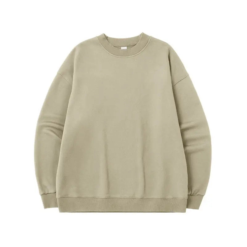 Men's Single-layer Fleece-lined Round Neck Sweatshirt CJWY1912078