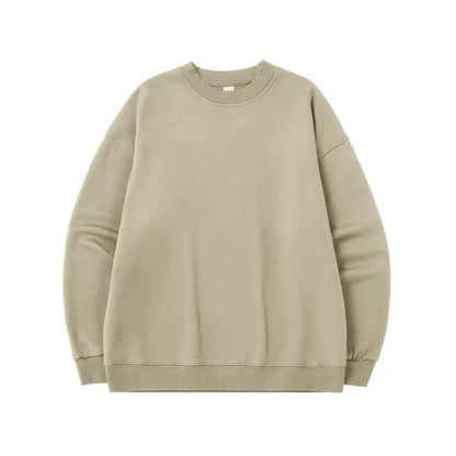 Men's Single-layer Fleece-lined Round Neck Sweatshirt CJWY1912078