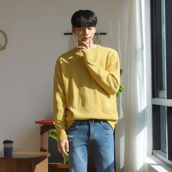 Round Neck Sweater Autumn And Winter CJWY1912078