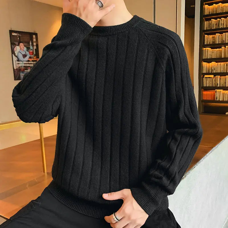 Round Neck Sweater Trendy Thick Sweater CJWY1912078