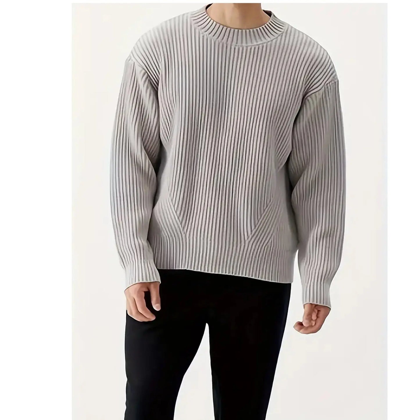 Sweater Men's Loose And Lazy Style All-matching Pullover Thickened Sweater CJWY1912078