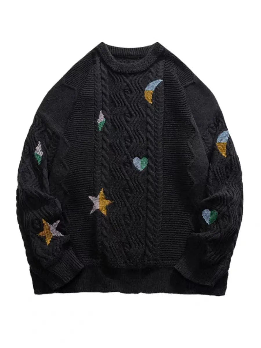 Twist Embroidered Sweater For Men CJWY1912078