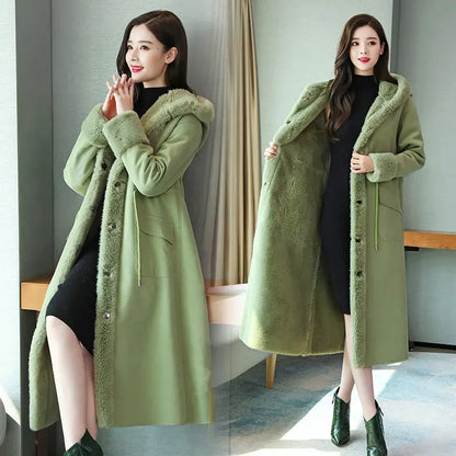 Winter Cotton-padded Jacket Fur Coat Women CJQB218461105EV