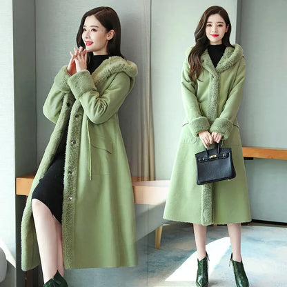 Winter Cotton-padded Jacket Fur Coat Women CJQB218461105EV